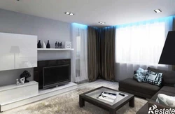 Photo Of Living Room Interiors Light Dark