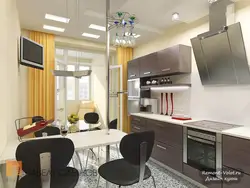 Kitchen design for apartment 3 meters