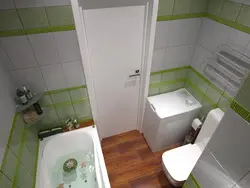 Combined Bathroom In A Panel House Design