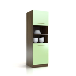Kitchens with tall cabinets and pencil cases photo