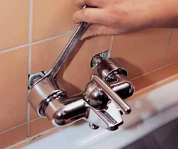 Faucet bath installation photo