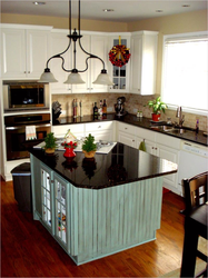 Small kitchen design with island