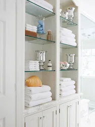 Wall shelves bath photo