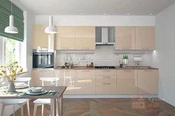 Creamy kitchen photo in the interior
