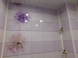 Plitələr altında vanna otağı üçün pvc panellər foto