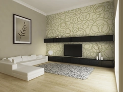 Living room interior in two colors