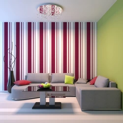 Living room interior in two colors