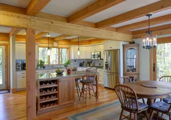 Interiors photo kitchen beams