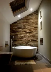 Тастан жасалған ванна дизайны