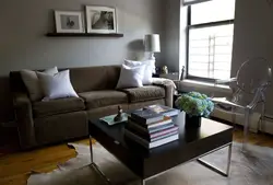 Gray Brown Living Room Design