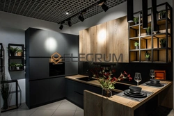 Loft-Style Kitchens With A Bar Counter Photo Design