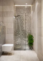 Shower In The Bathroom Mosaic Photo