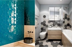 Honeycomb in the bathroom photo
