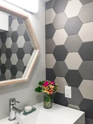 Honeycomb in the bathroom photo