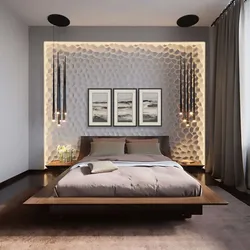 Paneling bedroom walls photo