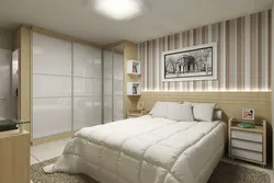 Small bedroom interior photo cabinets