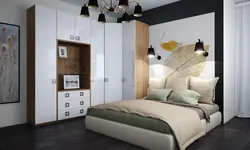 Small bedroom interior photo cabinets
