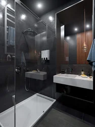 Bathroom Design In Dark Colors Modern Style