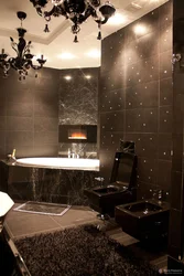 Bathroom Design In Dark Colors Modern Style