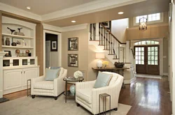 Design inside rooms and living room