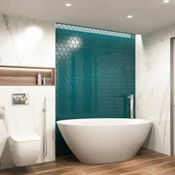 Emerald bathroom design