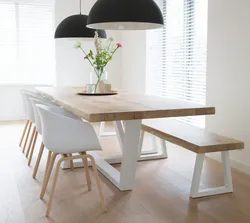 Modern kitchen tables photo