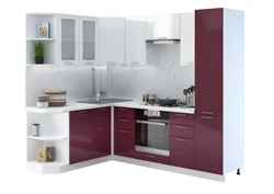 Photo Kitchen Design With Corner Set