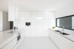 Kitchen design in a modern minimalist style