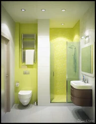 Bath interior in pistachio color