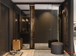 Cabinets In The Hallway In The Interior