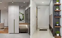 Cabinets in the hallway in the interior