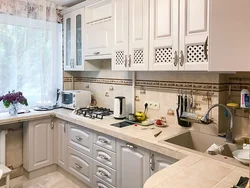 Дизайн кухни столешница из плитки