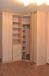 Угловой Встроенный Шкаф В Спальню Внутри Фото