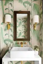 Bath in tropical design photo