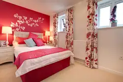 Bedroom Design Flower Wallpaper