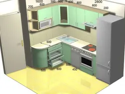 Kitchen design 2 m by 2 5 m