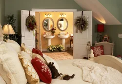 Bedroom interior new year