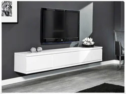 Hanging cabinet in the living room photo