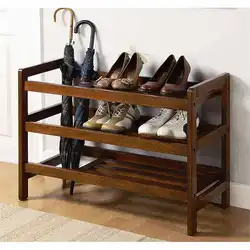 DIY shoe rack in the hallway photo