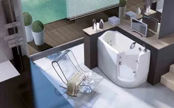 Bathtub in the interior