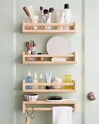 DIY Bathroom Shelves Photo