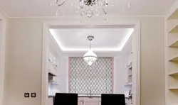 Плинтус На Потолке В Гостиной Фото