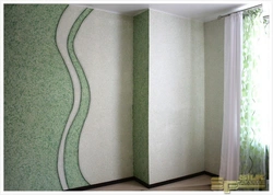 Liquid wallpaper for walls photo in the bedroom interior photo
