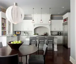 Does gray go with beige in the kitchen interior?