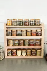 Spices in the kitchen interior photo