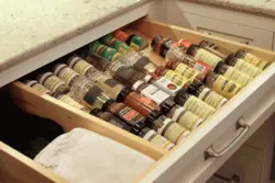 Spices in the kitchen interior photo