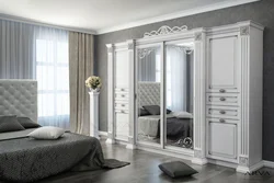 White classic bedroom furniture design