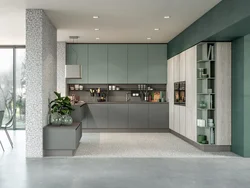 Hide the kitchen in the interior