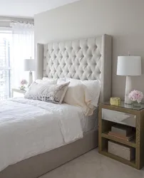 Interior design of headboards in bedroom