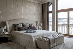 Interior design of headboards in bedroom